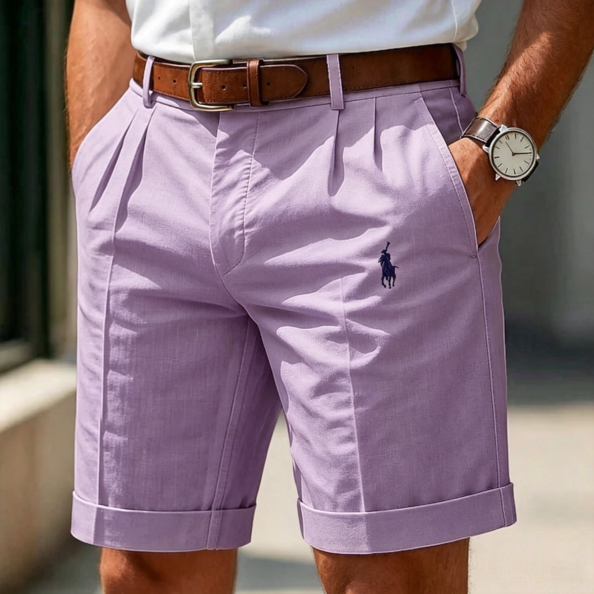 Everyday Pleat Casual Shorts