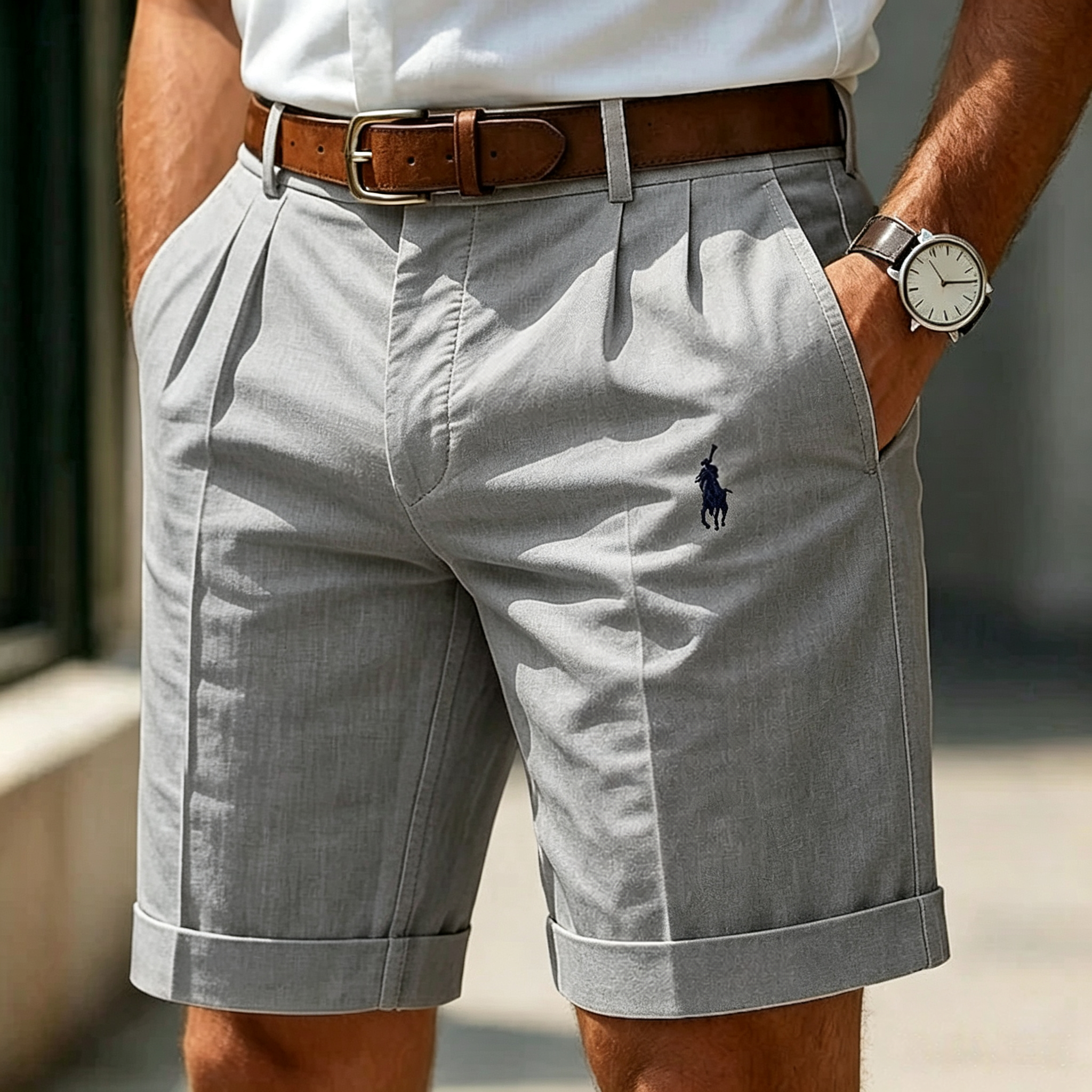 Everyday Pleat Casual Shorts