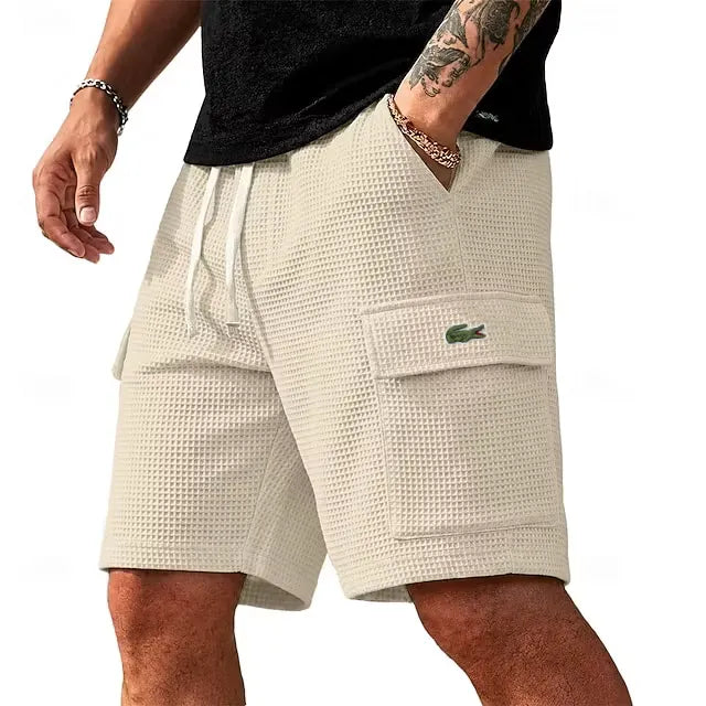 Retro Waffle Summer Shorts