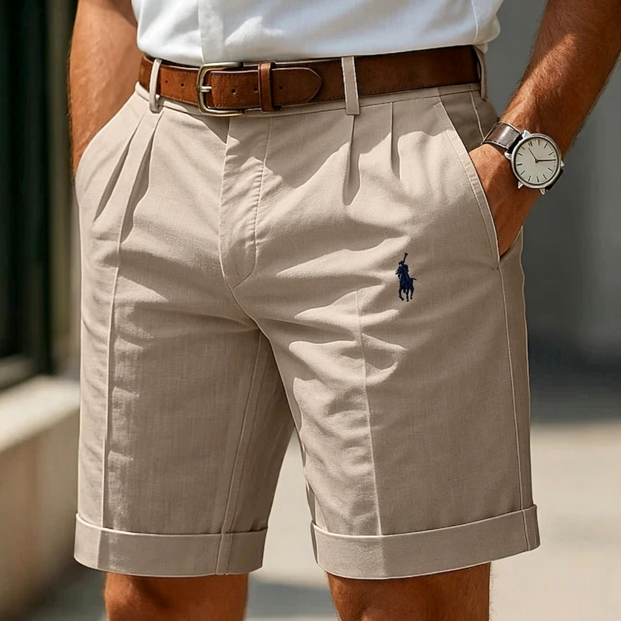 Everyday Pleat Casual Shorts